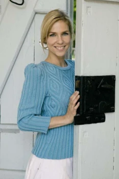 Gepard Sweater with patterned rib