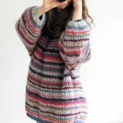 Gepard Freja – Multi stripe sweater D