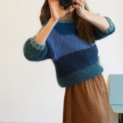 Gepard Idun – Striped mohair sweater D