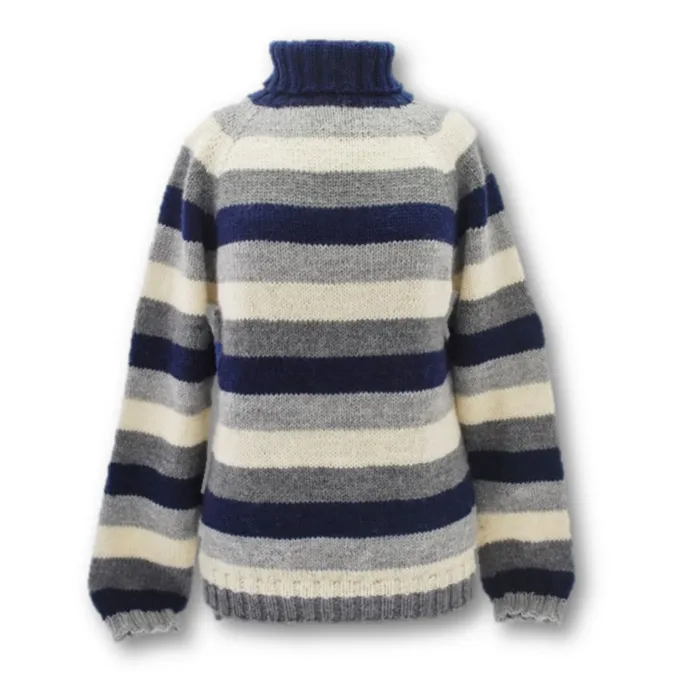 Gepard Striped Raglan Sweater