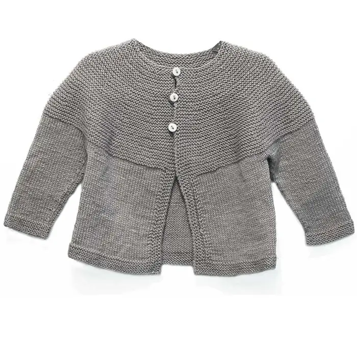 Round Yoke Cardigan D