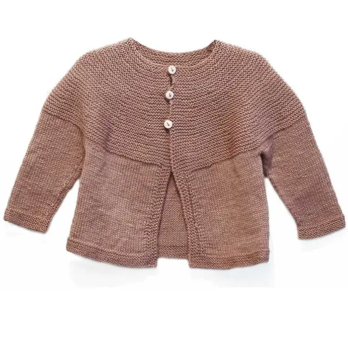 Round Yoke Cardigan D