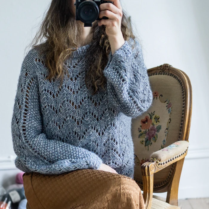 Gepard Kongming  – balloon-sleeved sweater D