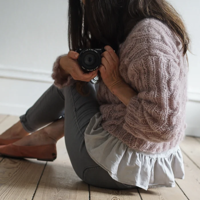 Gepard Cropped Mohair Sweater D