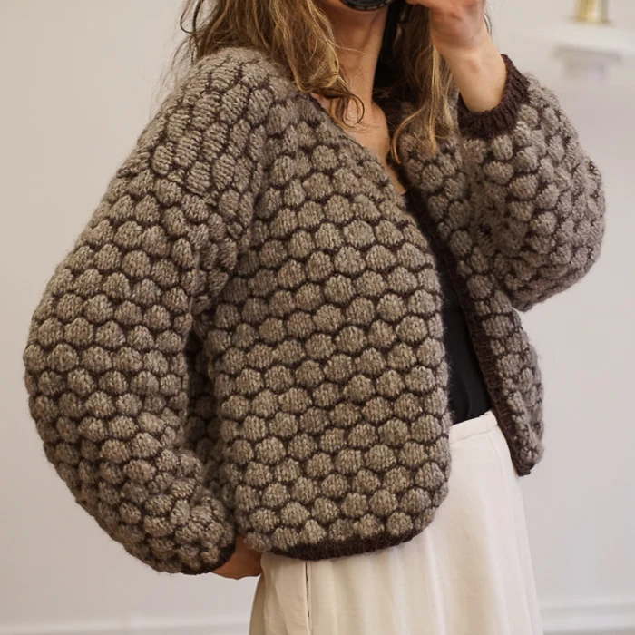gepardgarn - bubbalo cardigan