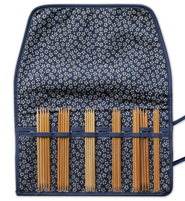 Koshitsu - Double Pointed needle set 6" - 7 needle sizes