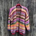 Gepard Gefion multi stripe mohair cardigan