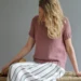 Gepard Top with raglan and cable arms D