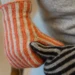 TRS Striped Mitten