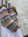 Gepard Strangeng –  striped short cardigan