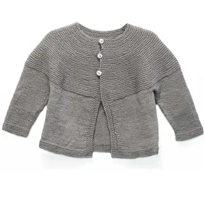 Round Yoke Cardigan D